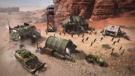 Company of Heroes 3 image showing US Forces deploying from their base.