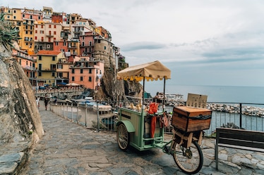 Street food on the CInque Terre in Liguria.