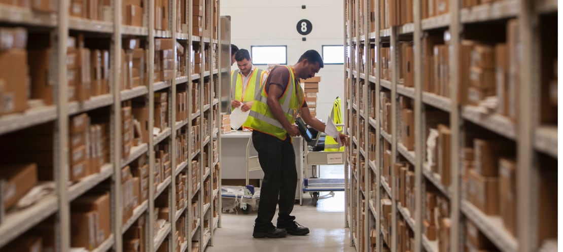 Shipping distribution center