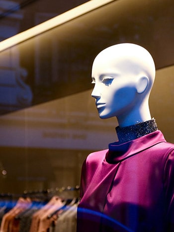 High-fashion apparel mannequin