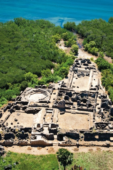 Ruins on the coast